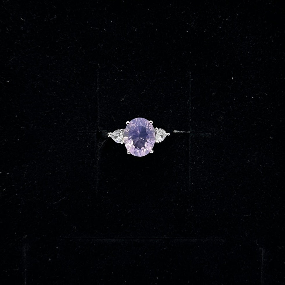 Lavender amethyst ring