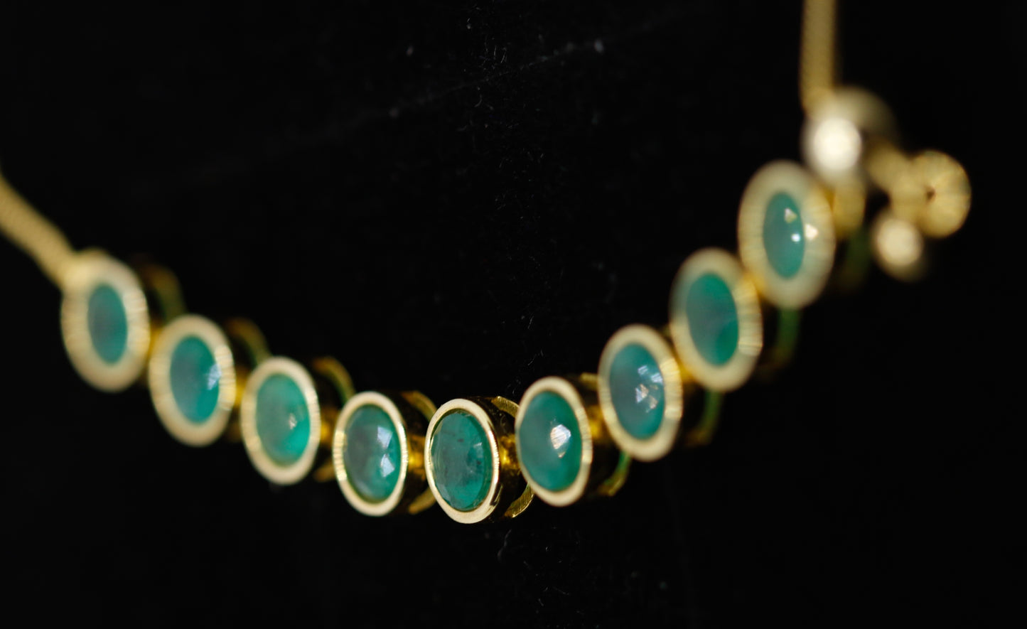 Modernity emerald necklace