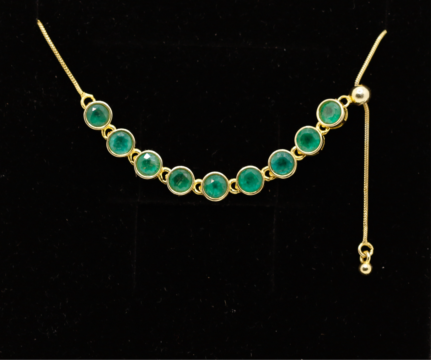 Modernity emerald necklace