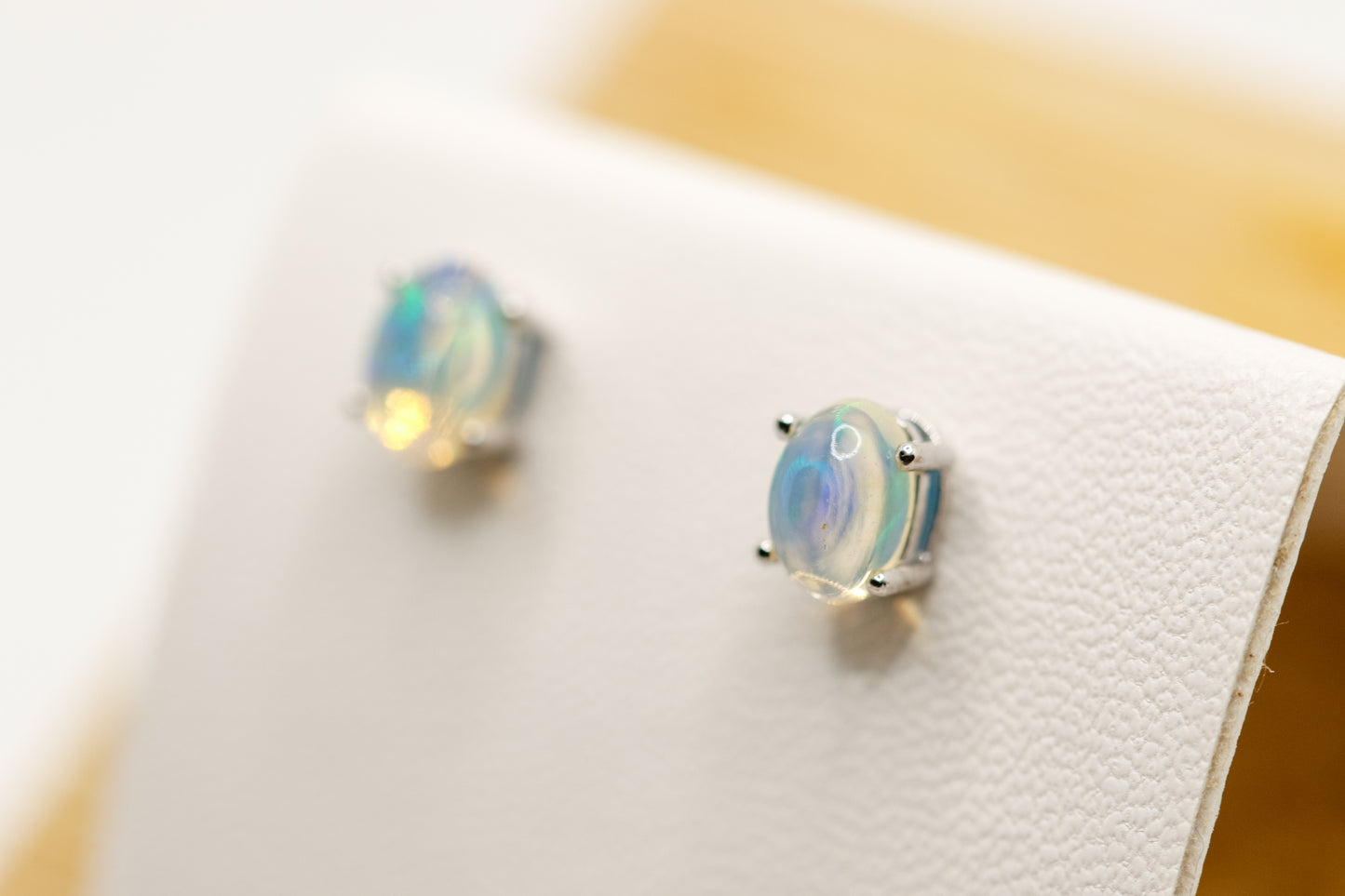 Opal studs